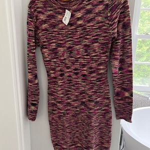 Ruby and Jenna marled mini dress